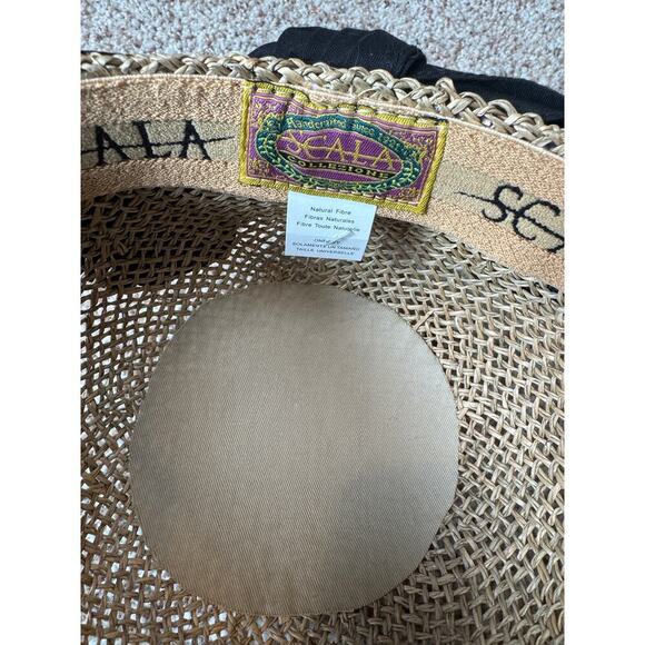 NWOT - SCALA Wide brim Sun Hat,  Large, wide brim, stretchy fit - Picture 9 of 10